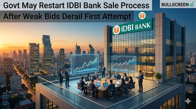Govt May Restart IDBI Bank Sale Process After Weak Bids Derail First Attempt