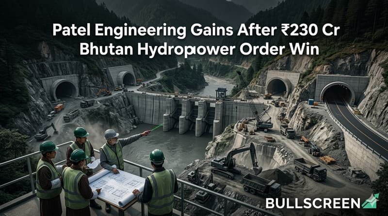 Patel Engineering Gains After ₹230 Cr Bhutan Hydropower Order Win