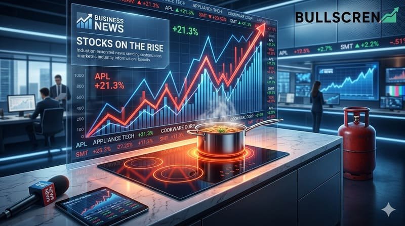 TTK Prestige Jumps 15%, Stove Kraft Rises as LPG Shortage Drives Induction Cooktop Demand