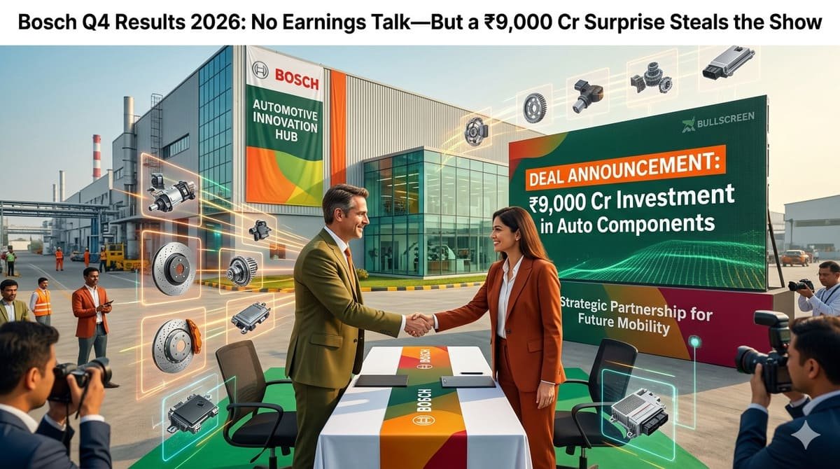 Bosch Q4 Results 2026: No Earnings Talk - But a ₹9,000 Cr Surprise Steals the Show