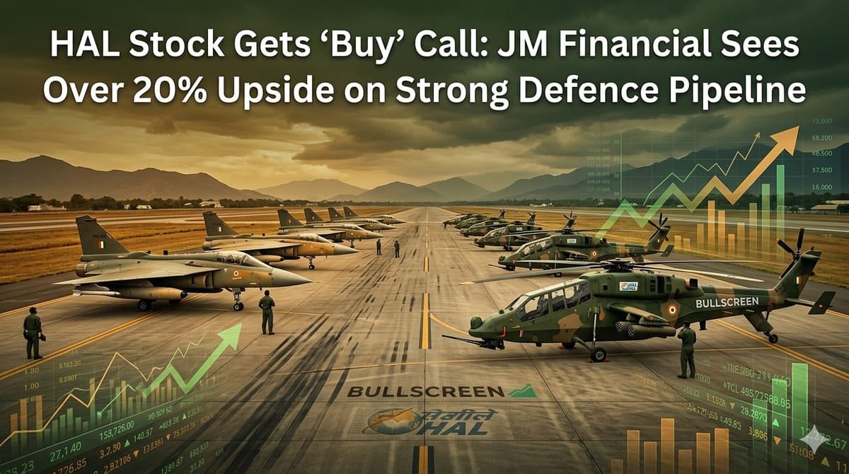 HAL Stock Gets ‘Buy’ Call: JM Financial Sees Over 20% Upside on Strong Defence Pipeline