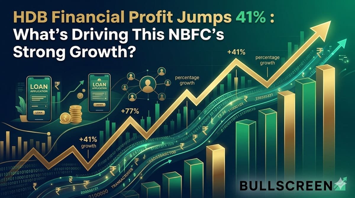HDB Financial Profit Jumps 41% : What’s Driving This NBFC’s Strong Growth?
