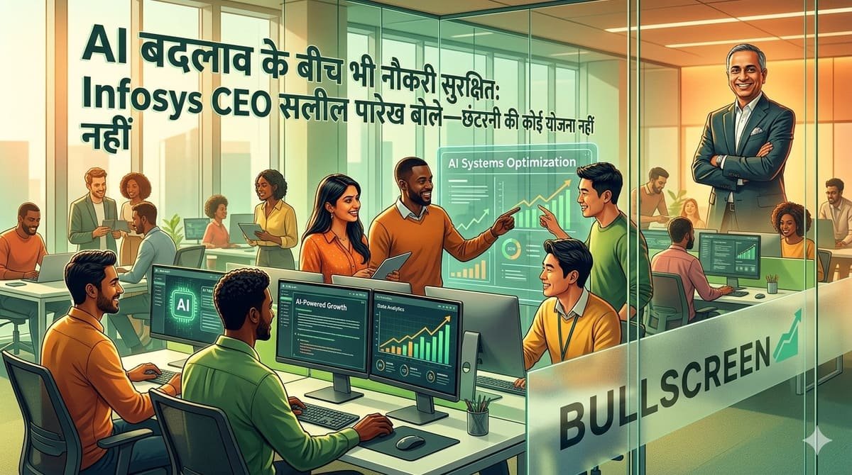 AI बदलाव के बीच भी नौकरी सुरक्षित: Infosys CEO सलील पारेख बोले—छंटनी की कोई योजना नहीं