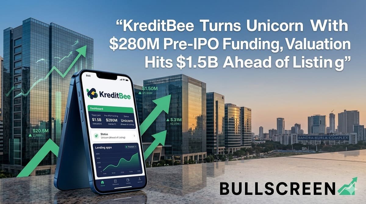 KreditBee Turns Unicorn With $280M Pre-IPO Funding, Valuation Hits $1.5B Ahead of Listing