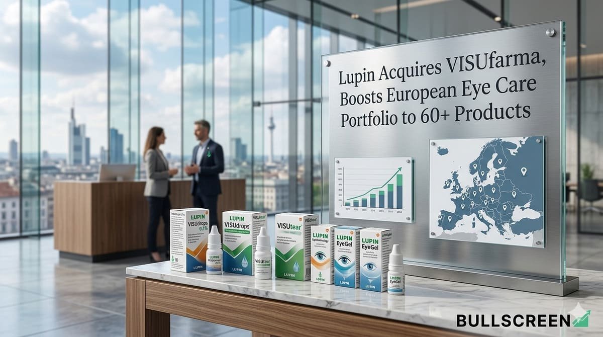 Lupin Acquires VISUfarma, Boosts European Eye Care Portfolio to 60+ Products
