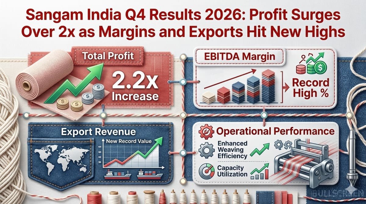 Sangam India Q4 Results 2026: Profit Surges Over 2x as Margins and Exports Hit New Highs