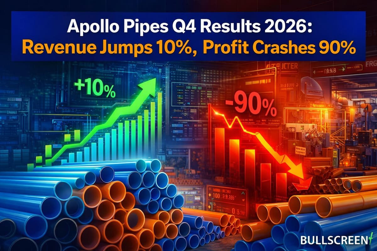 Apollo Pipes Q4 Results 2026: Revenue Jumps 10%, Profit Crashes 90%