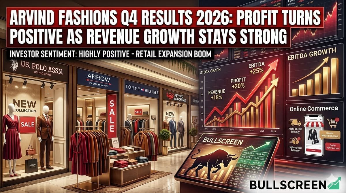 Arvind Fashions Q4 Results 2026: Profit Turns Positive as Revenue Growth Stays Strong