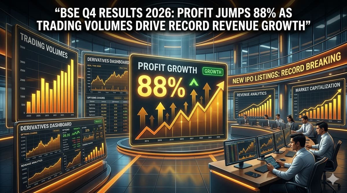 BSE Q4 Results 2026: Profit Jumps 88% as Trading Volumes Drive Record Revenue Growth