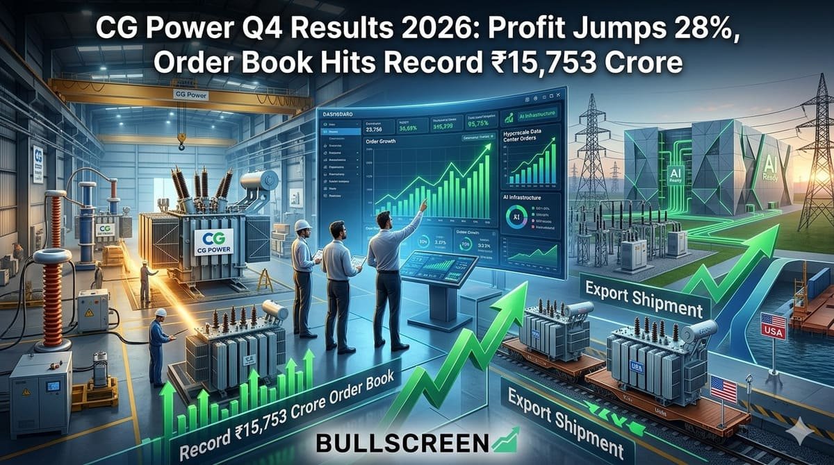 CG Power Q4 Results 2026: Profit Jumps 28%, Order Book Hits Record ₹15,753 Crore