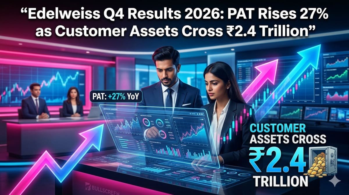 Edelweiss Q4 Results 2026: PAT Rises 27% as Customer Assets Cross ₹2.4 Trillion