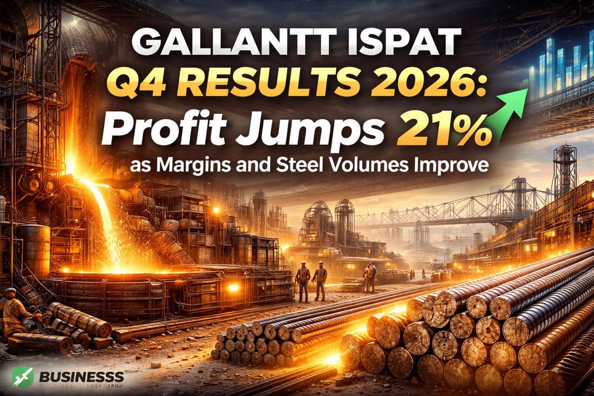 Gallantt Ispat Q4 Results 2026: Profit Jumps 21% as Margins and Steel Volumes Improve
