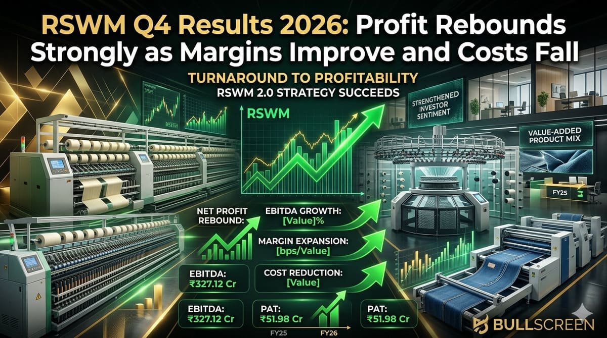 RSWM Q4 Results 2026: Profit Rebounds Strongly as Margins Improve and Costs Fall
