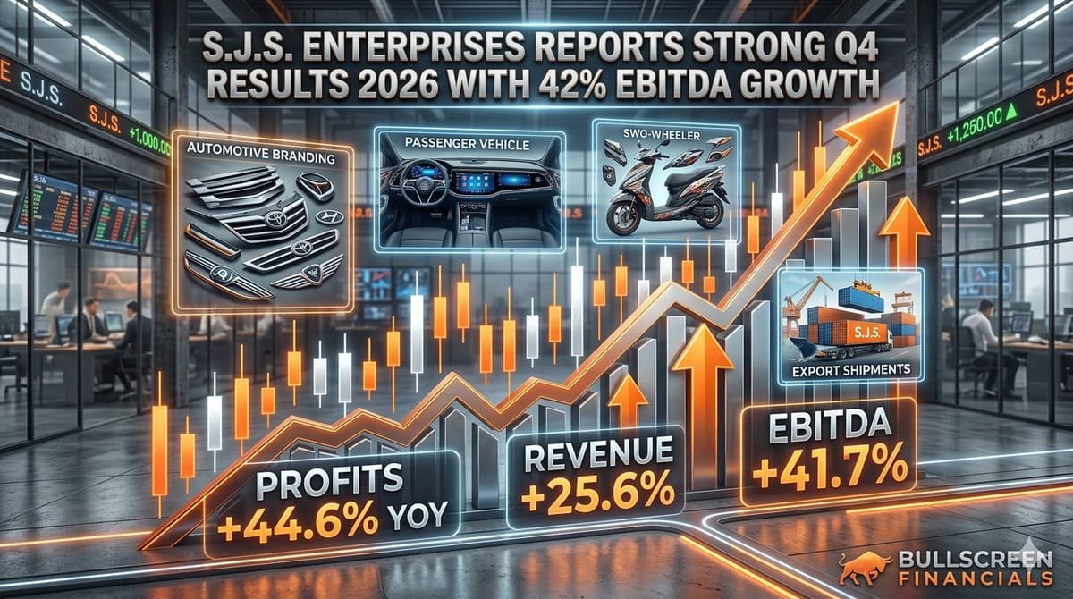 S.J.S. Enterprises Reports Strong Q4 Results 2026 with 42% EBITDA Growth