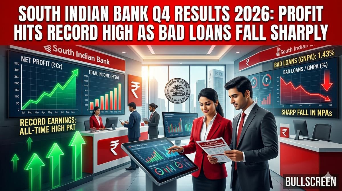 South Indian Bank Q4 Results 2026: Profit Hits Record High as Bad Loans Fall Sharply