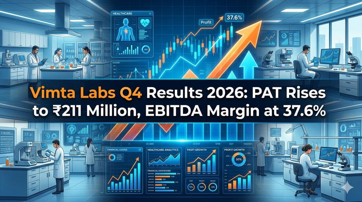 Vimta Labs Q4 Results 2026: PAT Rises to ₹211 Million, EBITDA Margin at 37.6%