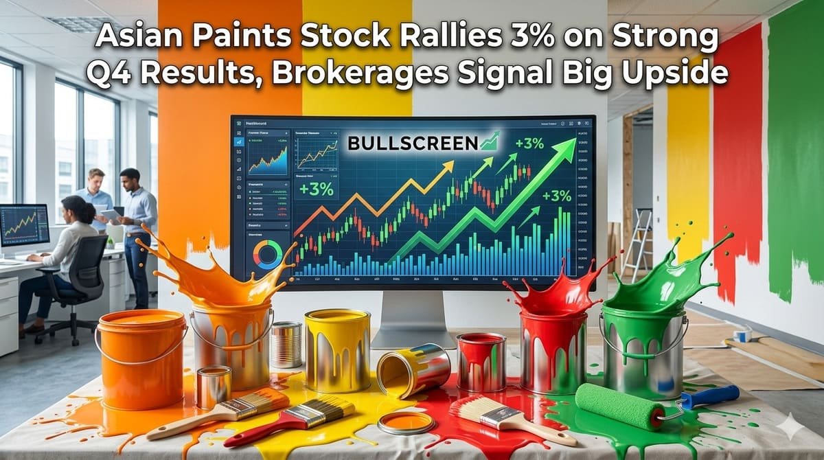 Asian Paints Stock Rallies 3% on Strong Q4 Results, Brokerages Signal Big Upside