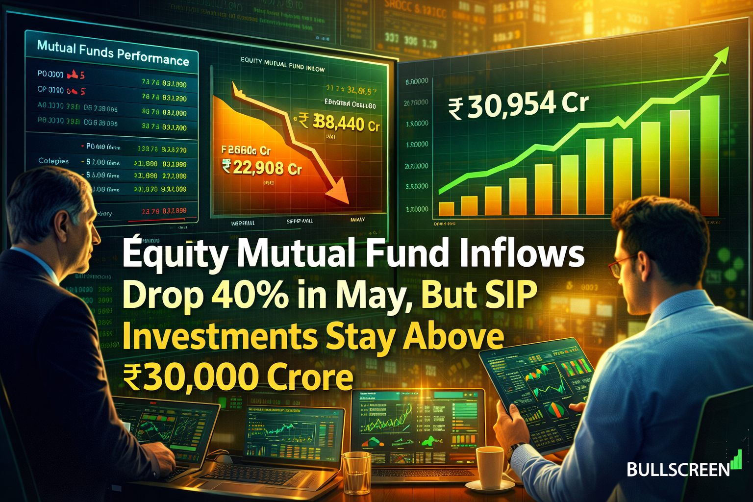 Equity Mutual Fund Inflows Drop 40% in May, But SIP Investments Stay Above ₹30,000 Crore
