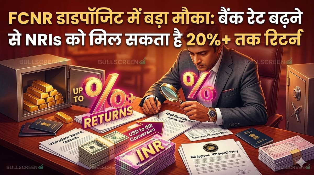 FCNR डिपॉजिट में बड़ा मौका: बैंक रेट बढ़ने से NRIs को मिल सकता है 20%+ तक रिटर्न