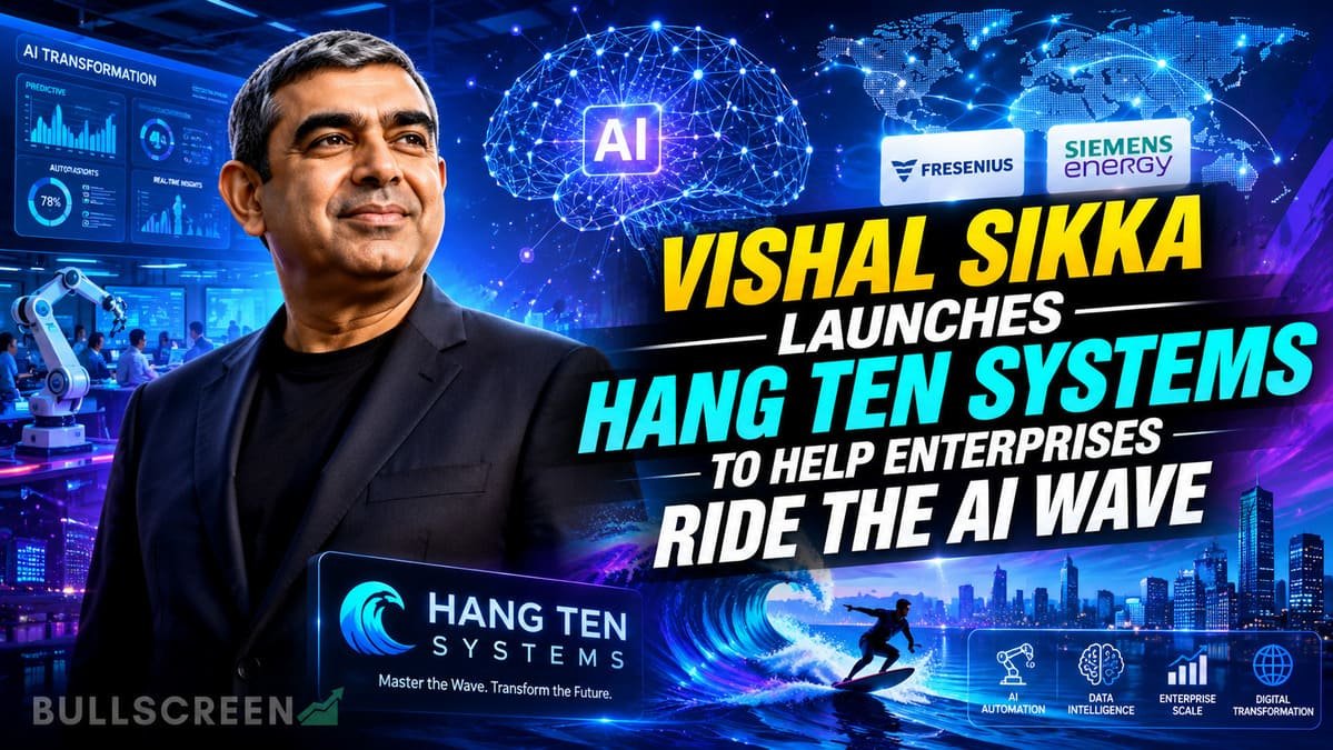 Vishal Sikka Launches Hang Ten Systems to Help Enterprises Ride the AI Wave