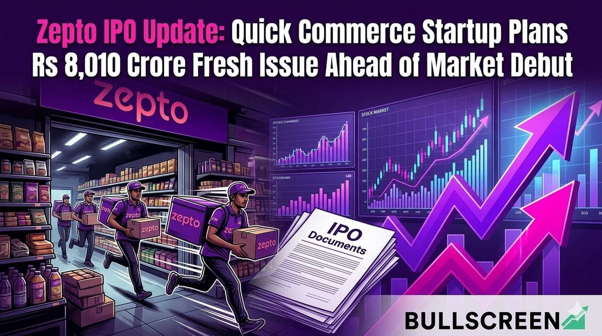 Zepto IPO Update: Quick Commerce Startup Plans Rs 8,010 Crore Fresh Issue Ahead of Market Debut