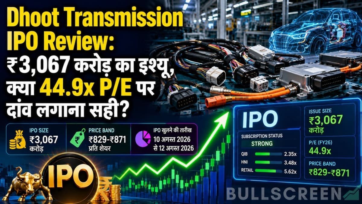 Dhoot Transmission IPO Review: ₹3,067 करोड़ का इश्यू, क्या 44.9x P/E पर दांव लगाना सही?