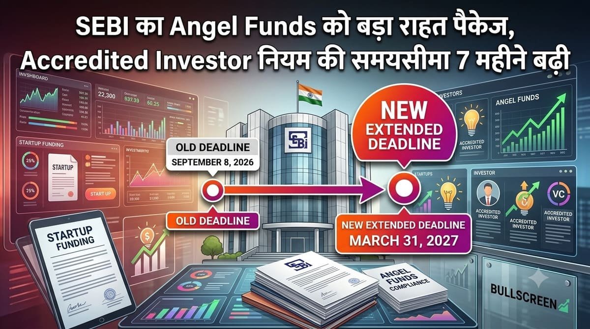 SEBI का Angel Funds को बड़ा राहत पैकेज, Accredited Investor नियम की समयसीमा 7 महीने बढ़ी